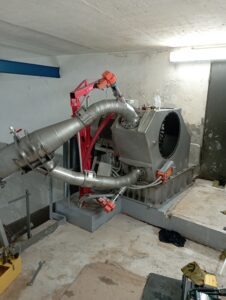 MVE - sestava peltonovy turbíny